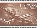 Spain 1955 Transports 5 Ptas Brown Edifil 1177
